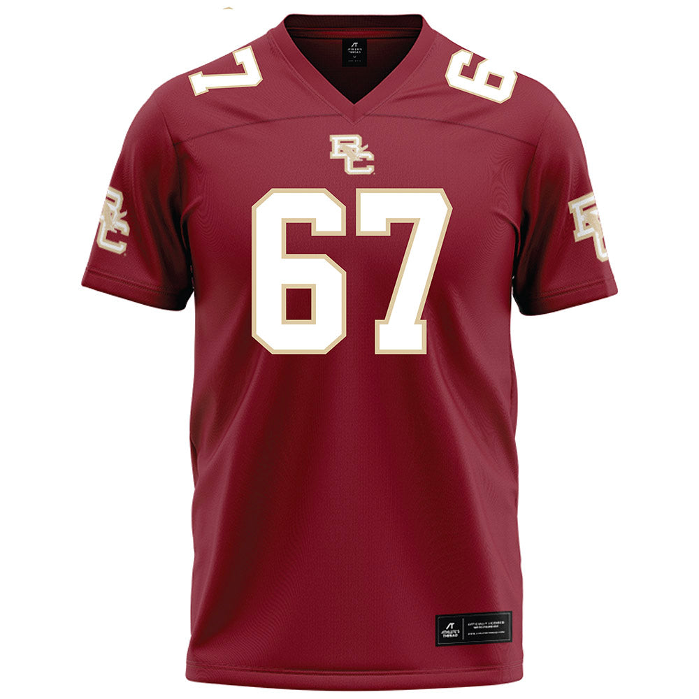 Boston College - NCAA Football : Jack Conley - Maroon Football Jersey