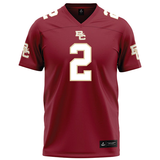 Boston College - NCAA Football : Turbo Richard - Maroon Football Jersey-0