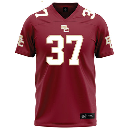 Boston College - NCAA Football : Zach Schnorrbusch - Maroon Football Jersey