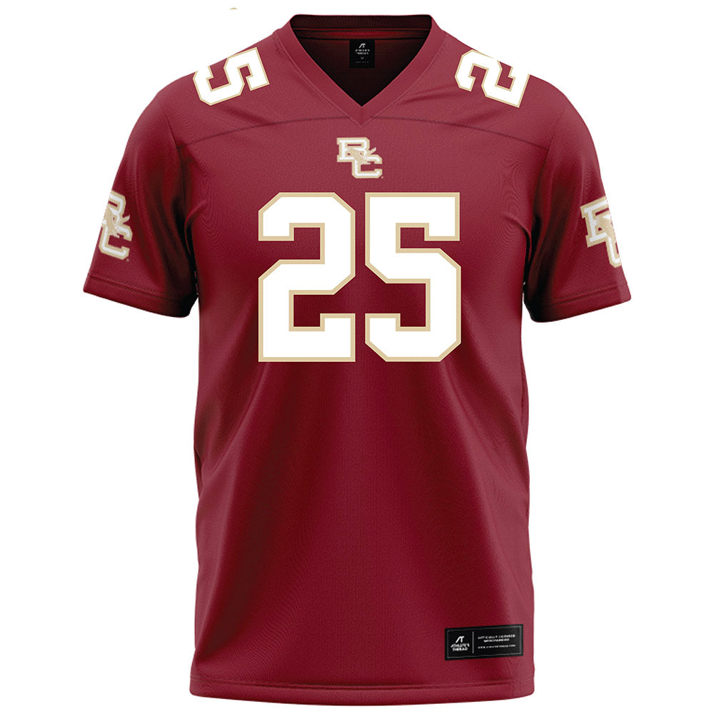 Boston College - NCAA Football : Andy Quinn - Maroon Football Jersey-0
