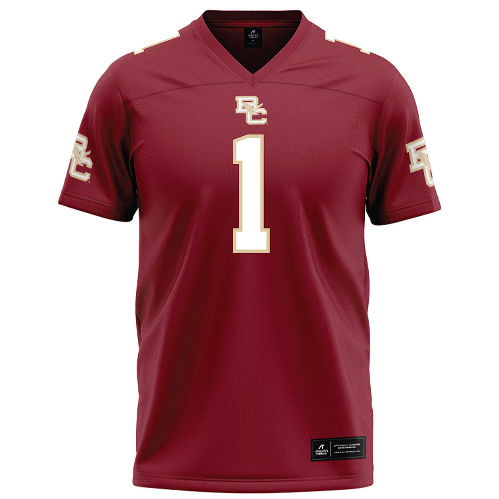 Boston College - NCAA Football : Daveon Crouch - Maroon Football Jersey-0