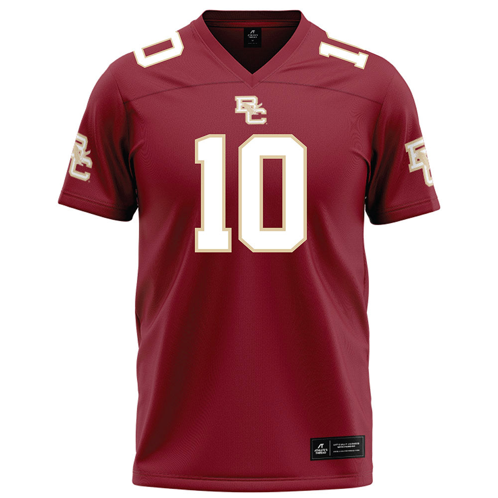Boston College - NCAA Football : Syair Torrence - Maroon Football Jersey-0