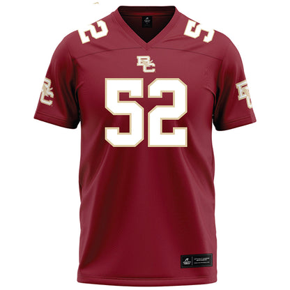 Boston College - NCAA Football : Judah Pruitt - Maroon Football Jersey