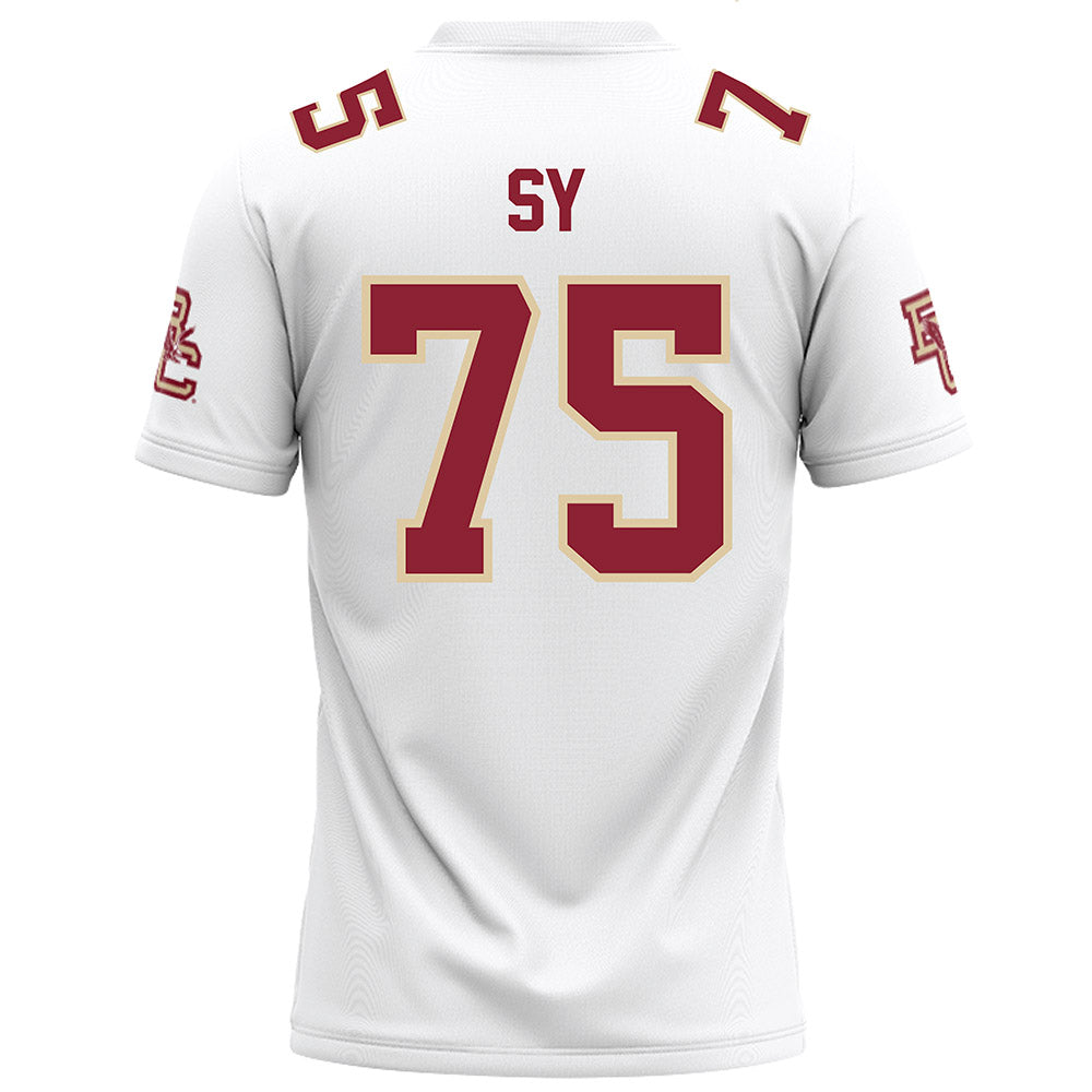 Boston College - NCAA Football : Pape Abdoulaye Sy - White Football Jersey