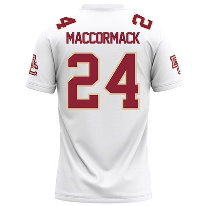 Boston College - NCAA Football : Bo MacCormack - White Football Jersey-1