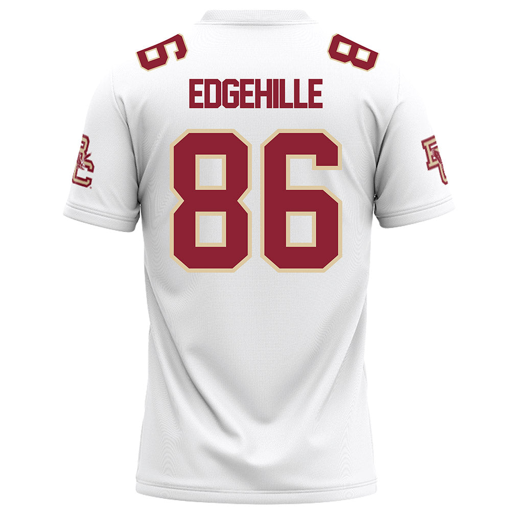 Boston College - NCAA Football : Danny Edgehille - White Football Jersey