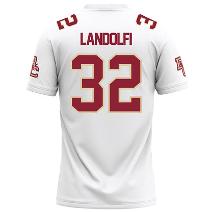 Boston College - NCAA Football : Michael Landolfi - White Football Jersey