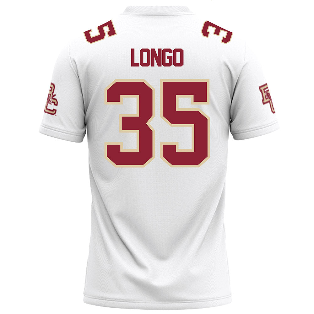 Boston College - NCAA Football : Timothy Longo - White Football Jersey-1