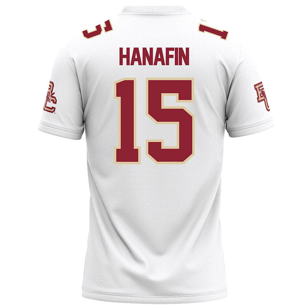 Boston College - NCAA Football : Shane Hanafin - White Football Jersey