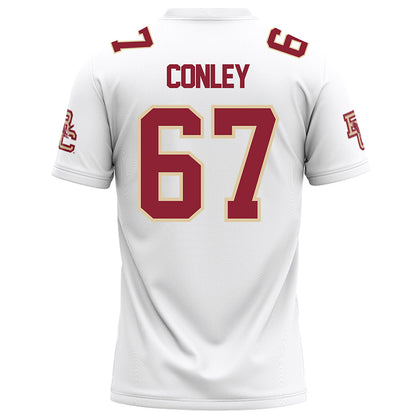 Boston College - NCAA Football : Jack Conley - White Football Jersey