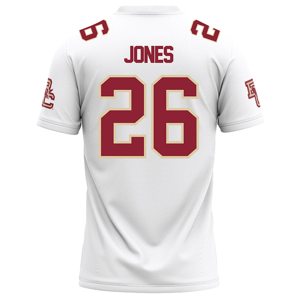 Boston College - NCAA Football : Datrell Jones - White Football Jersey