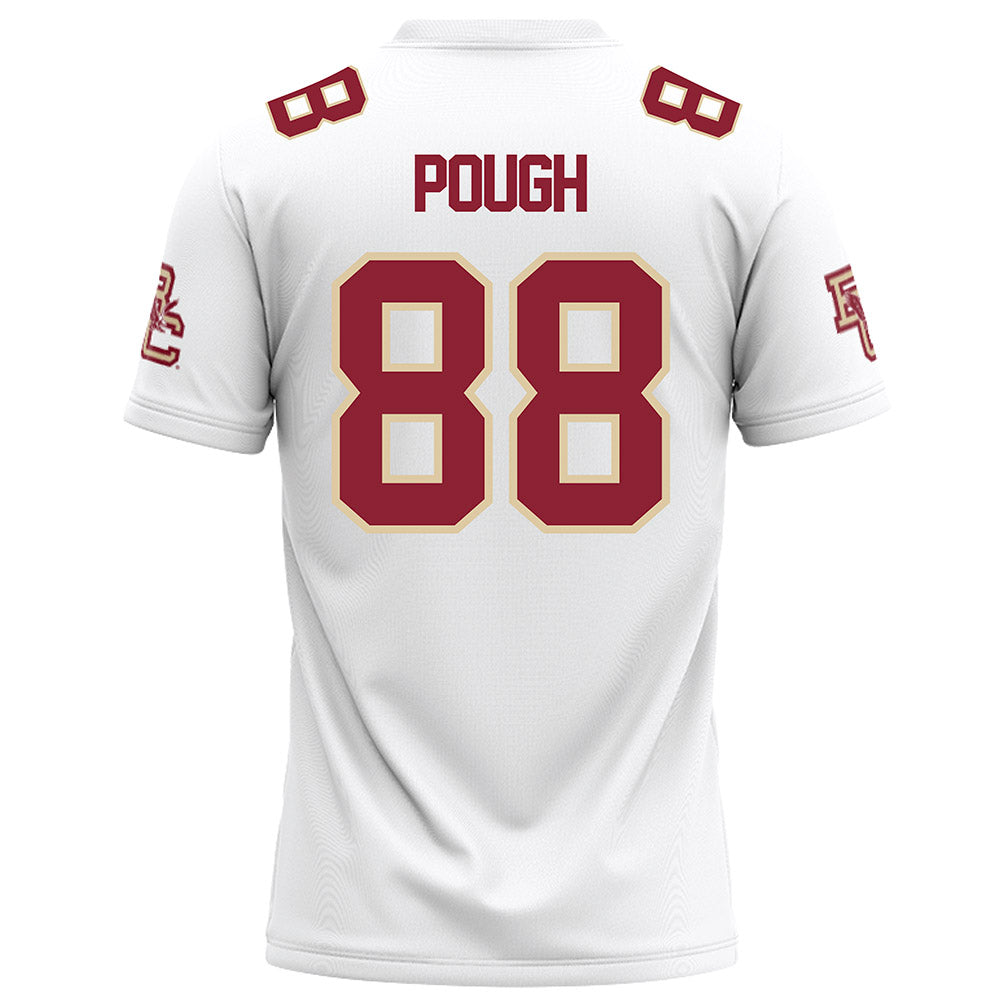 Boston College - NCAA Football : Dawson Pough - White Football Jersey-1