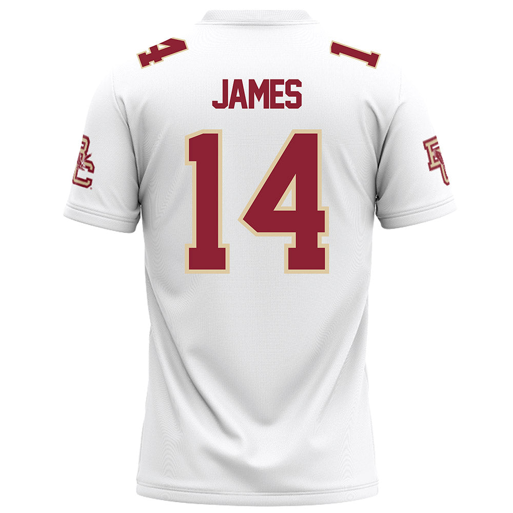 Boston College - NCAA Football : Grayson James - White Football Jersey