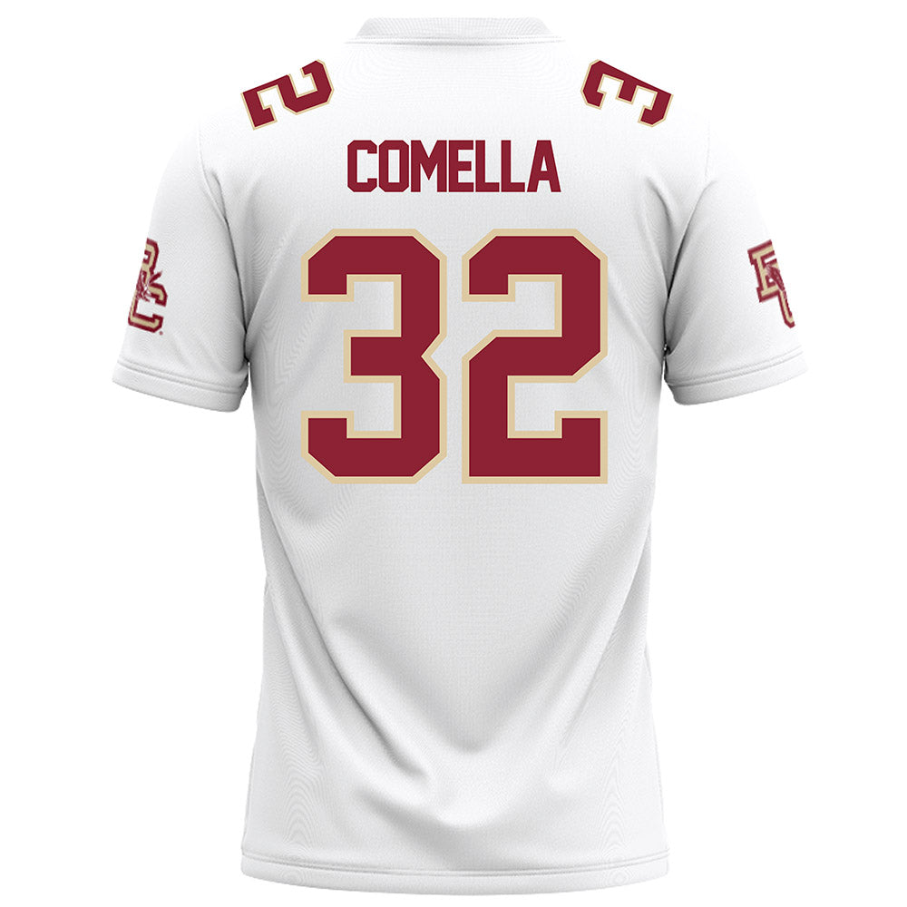 Boston College - NCAA Football : Charlie Comella - White Football Jersey