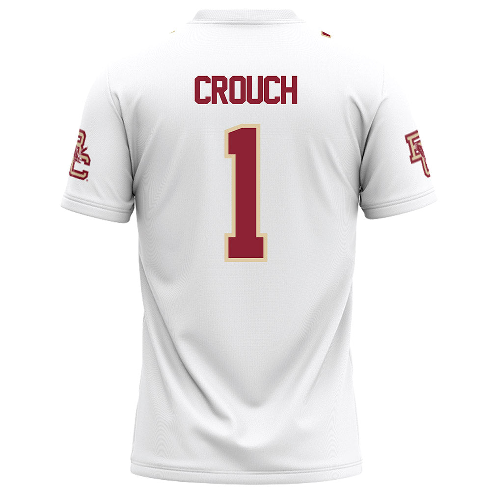 Boston College - NCAA Football : Daveon Crouch - White Football Jersey-1