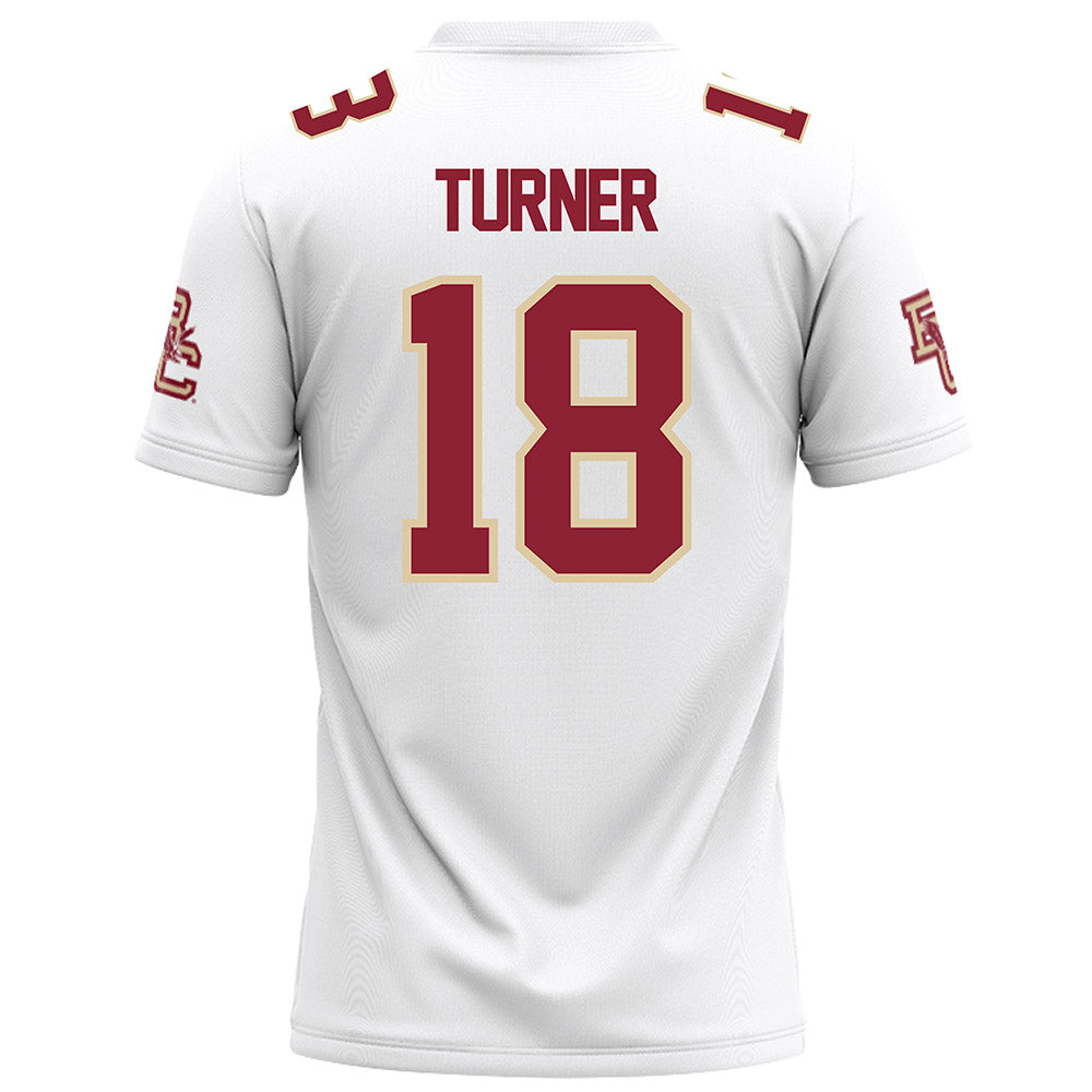 Boston College - NCAA Football : Ryan Turner - White Football Jersey