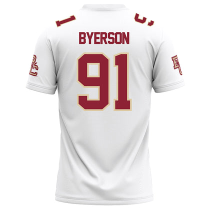 Boston College - NCAA Football : Makai Byerson - White Football Jersey-1