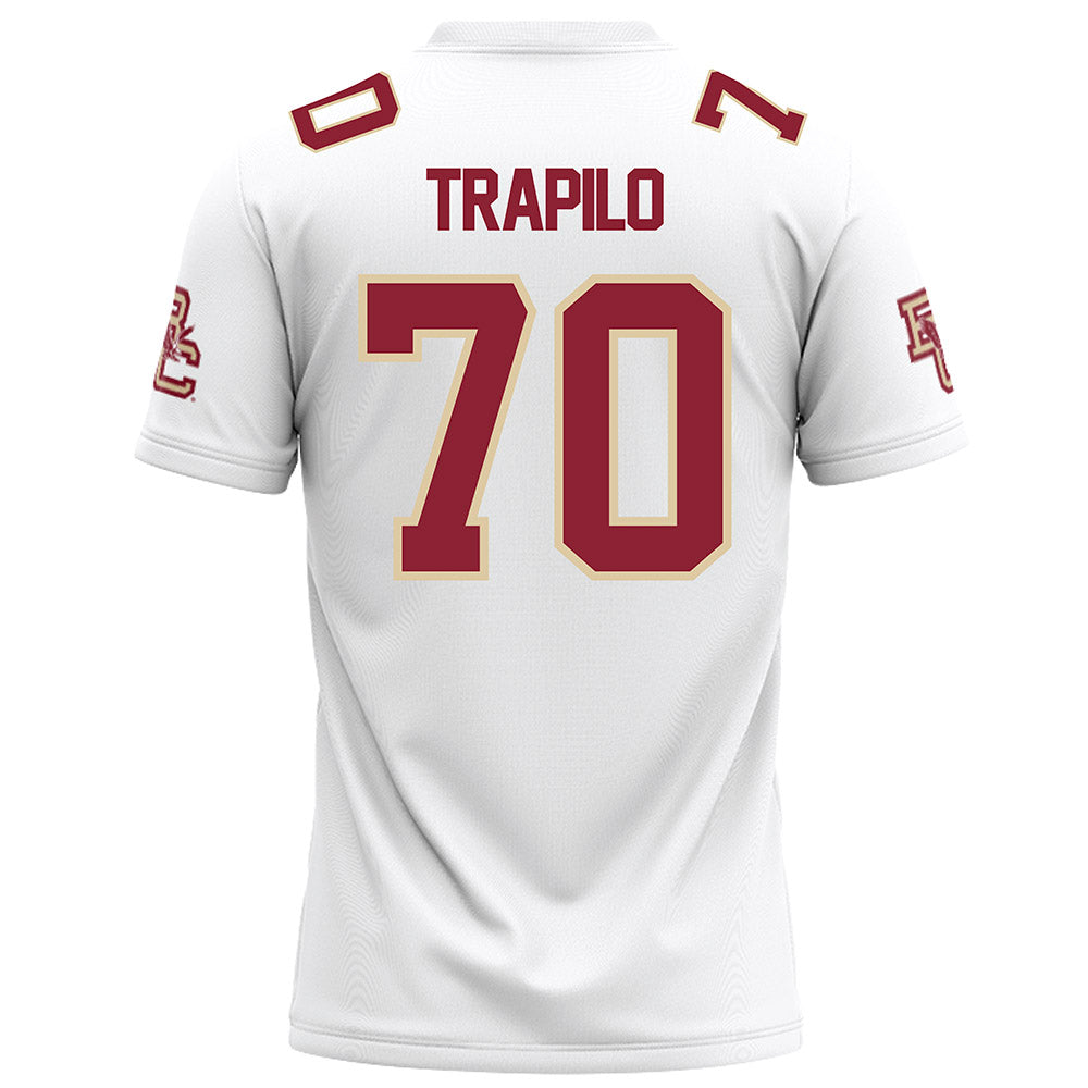 Boston College - NCAA Football : Ozzy Trapilo - White Football Jersey