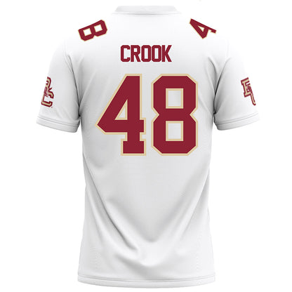 Boston College - NCAA Football : Cooper Crook - White Football Jersey