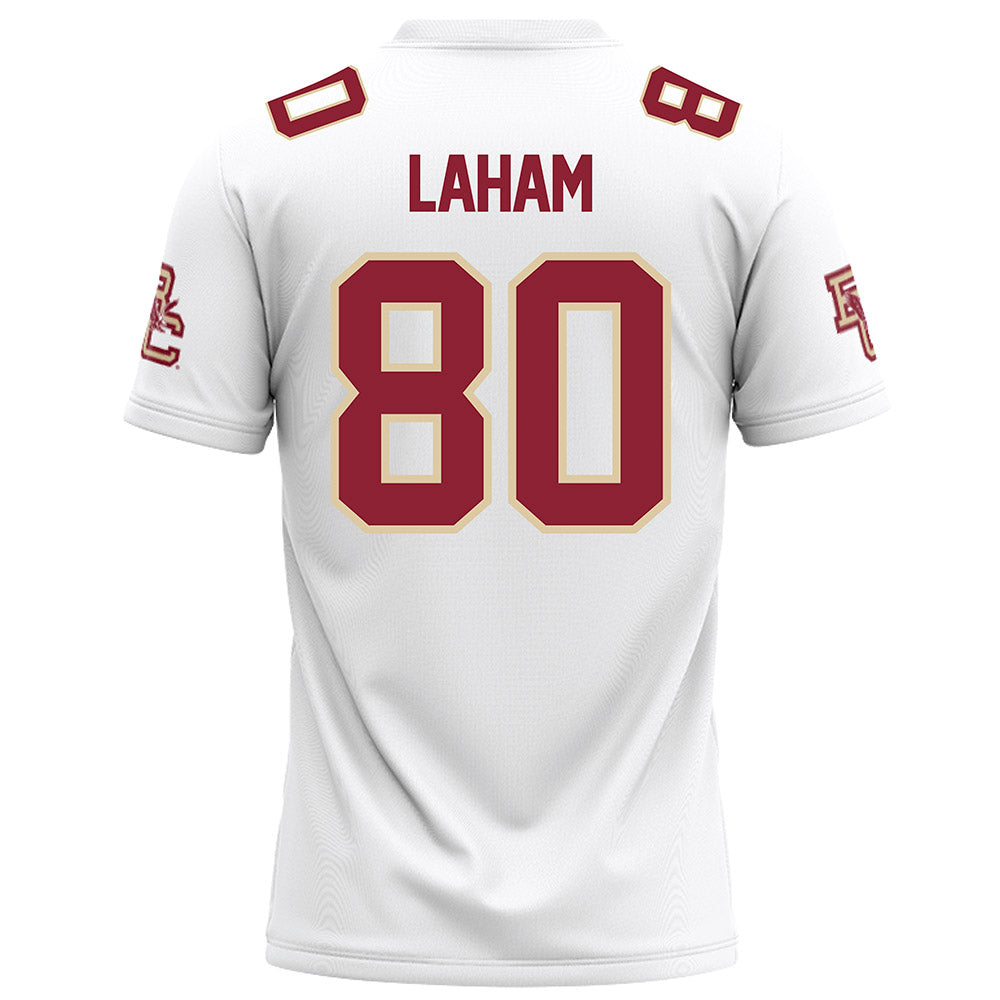 Boston College - NCAA Football : Martin Laham - White Football Jersey