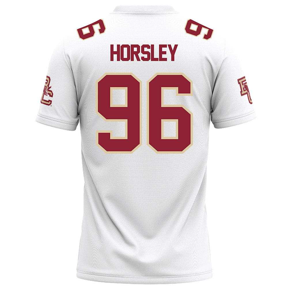 Boston College - NCAA Football : Cam Horsley - White Football Jersey