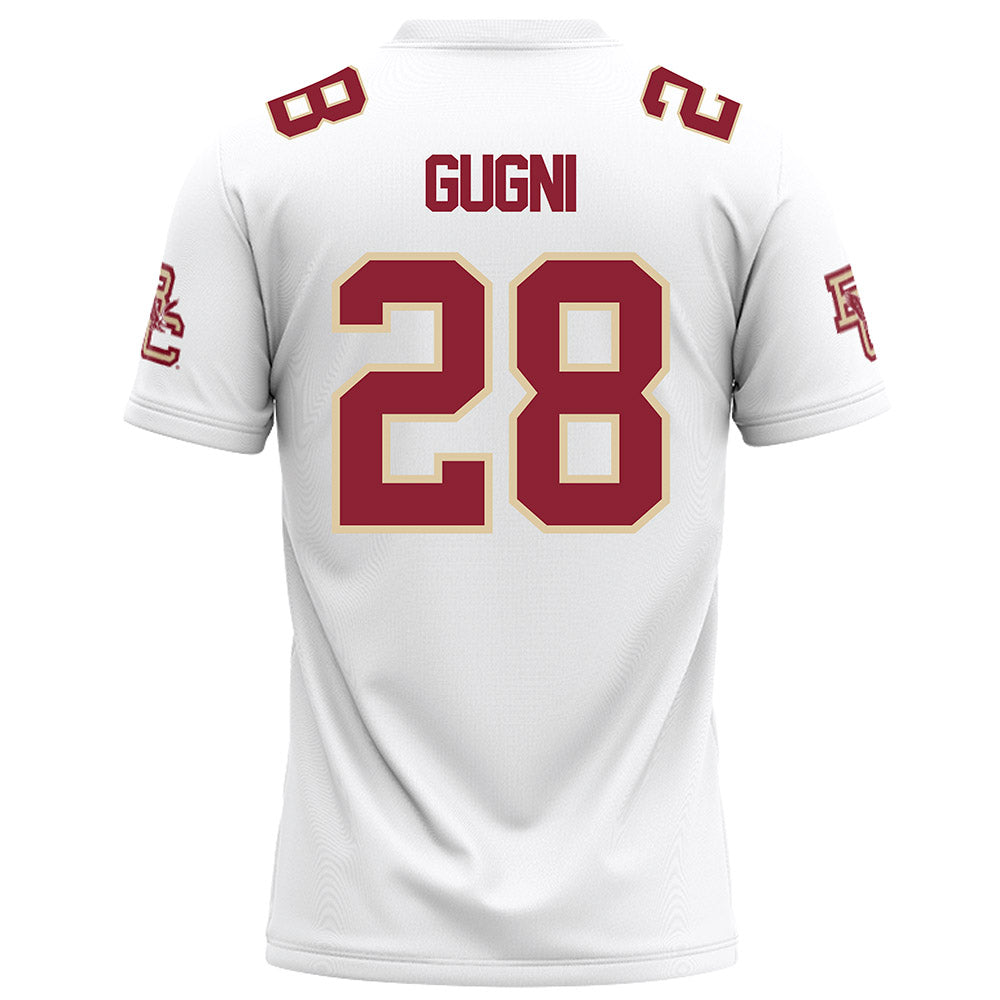 Boston College - NCAA Football : Jackson Gugni - White Football Jersey