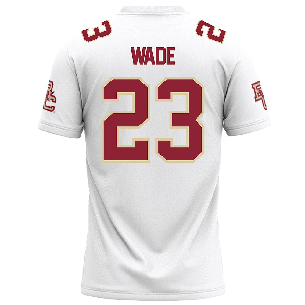 Boston College - NCAA Football : Montrell Wade - White Football Jersey