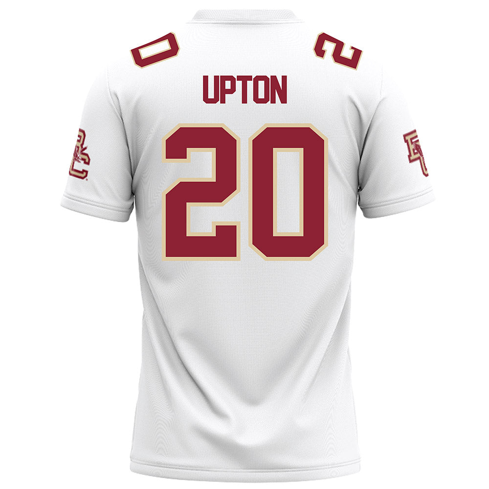 Boston College - NCAA Football : Marcus Upton - White Football Jersey-1