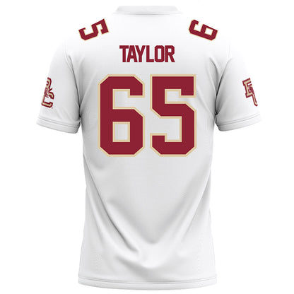 Boston College - NCAA Football : Logan Taylor - White Football Jersey