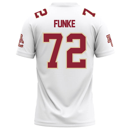 Boston College - NCAA Football : Jack Funke - White Football Jersey