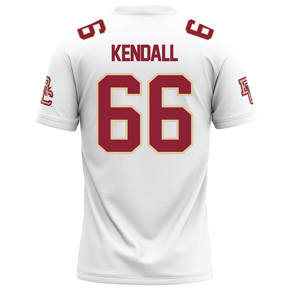 Boston College - NCAA Football : Drew Kendall - White Football Jersey