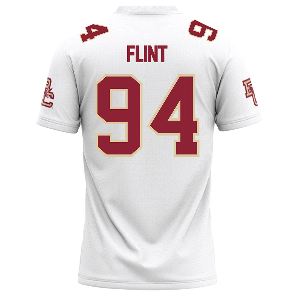 Boston College - NCAA Football : Jayzen Flint - White Football Jersey-1