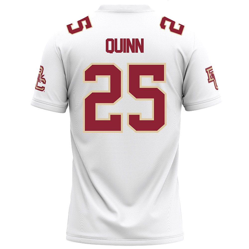 Boston College - NCAA Football : Andy Quinn - White Football Jersey-1
