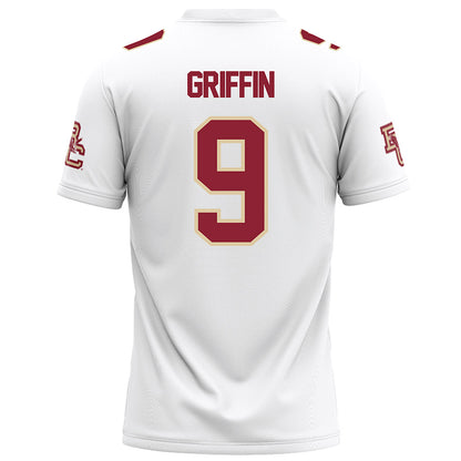 Boston College - NCAA Football : Josiah Griffin - White Football Jersey