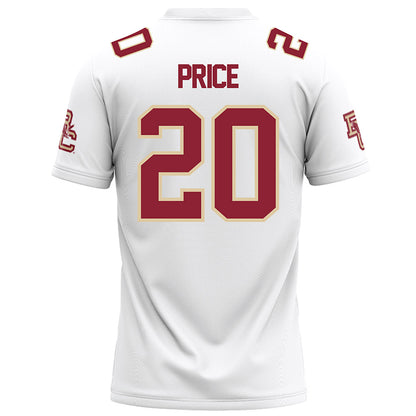 Boston College - NCAA Football : Kp Price - White Football Jersey