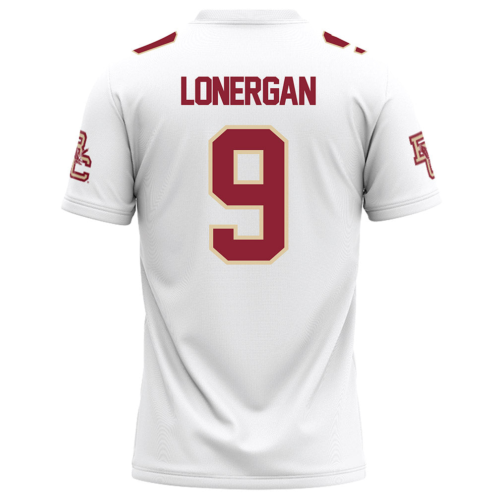 Boston College - NCAA Football : dylan lonergan - White Football Jersey-1