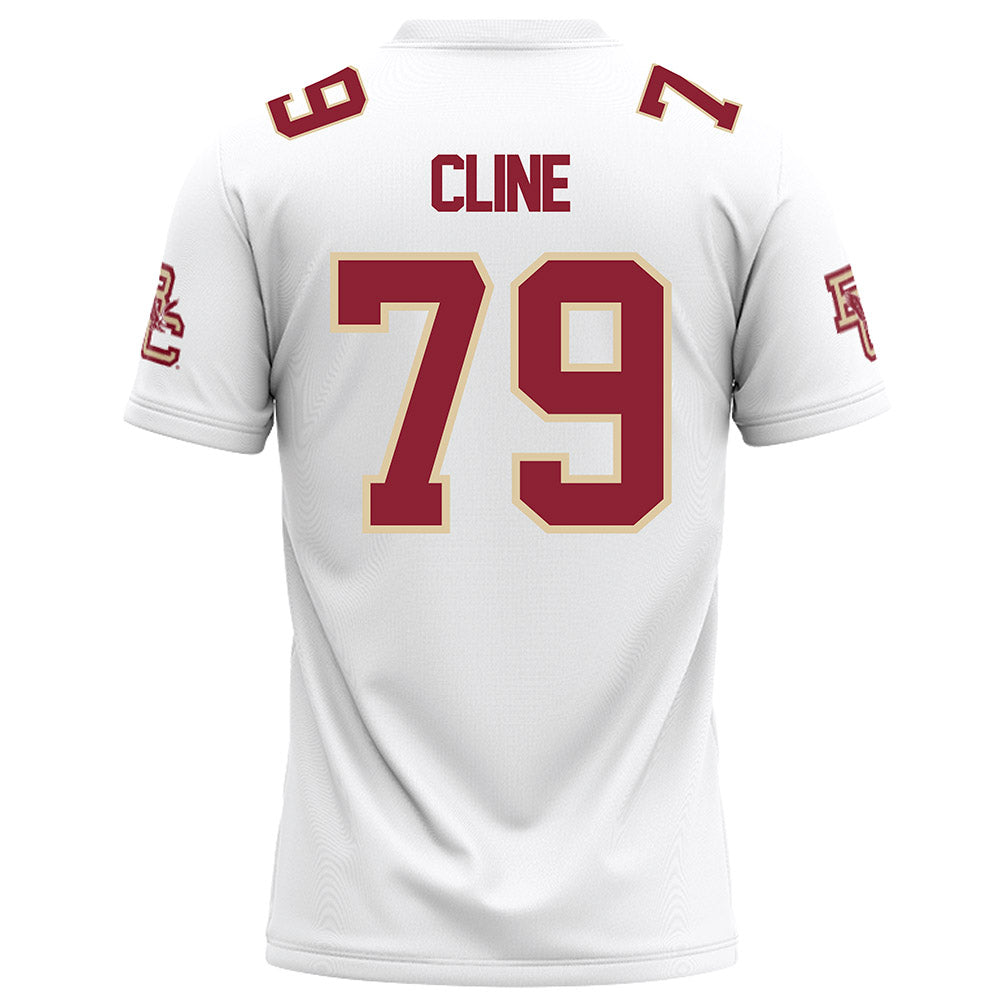 Boston College - NCAA Football : Kevin Cline - White Football Jersey