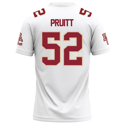 Boston College - NCAA Football : Judah Pruitt - White Football Jersey