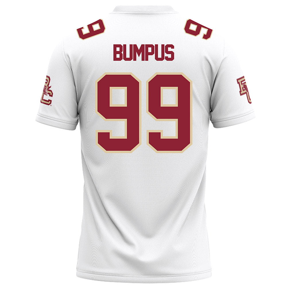 Boston College - NCAA Football : Michael Bumpus - White Football Jersey-1