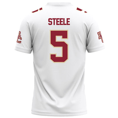Boston College - NCAA Football : Bryce Steele - White Football Jersey-1