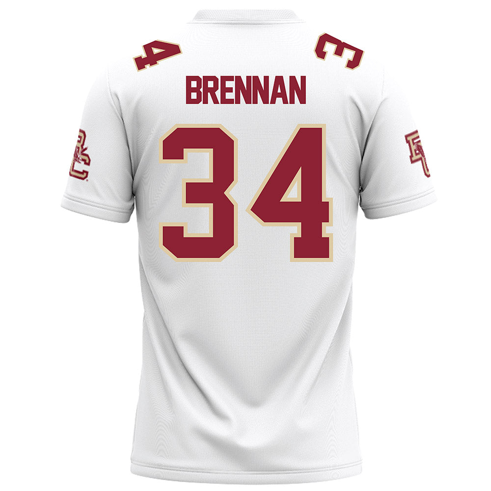Boston College - NCAA Football : Duke Brennan - White Football Jersey-1
