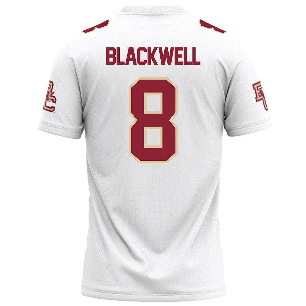 Boston College - NCAA Football : Jaylen Blackwell - White Football Jersey