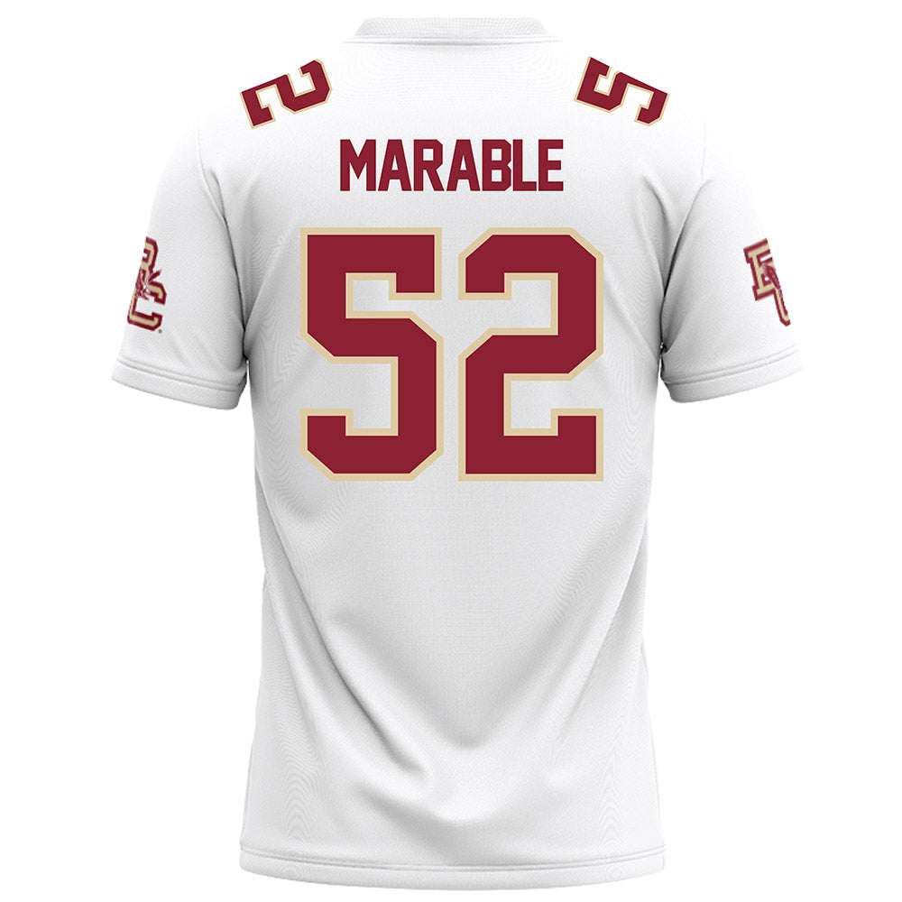 Boston College - NCAA Football : Chris Marable - White Football Jersey-1