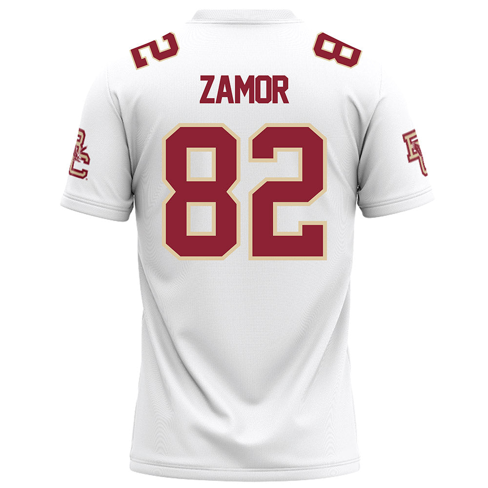 Boston College - NCAA Football : Ismael Zamor - White Football Jersey