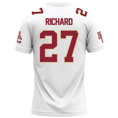 Boston College - NCAA Football : Turbo Richard - White Football Jersey