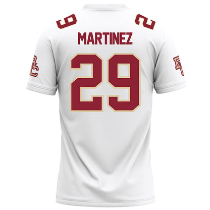 Boston College - NCAA Football : Cameron Martinez - White Football Jersey