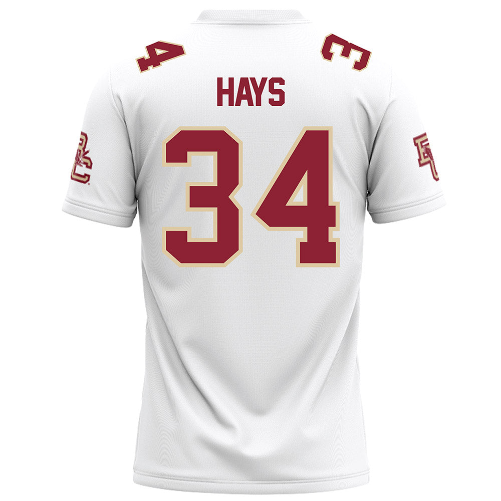 Boston College - NCAA Football : Tim Hays - White Football Jersey