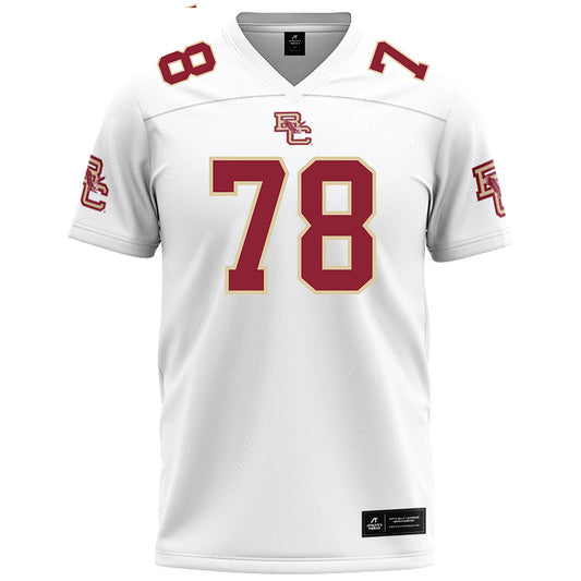 Boston College - NCAA Football : Souleye Diawara - White Football Jersey