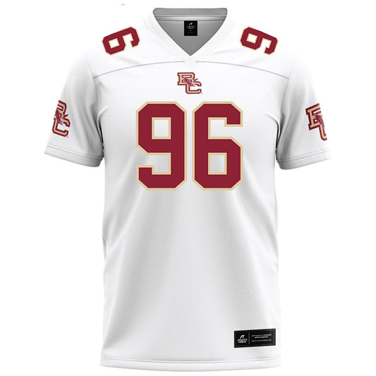 Boston College - NCAA Football : Jayden Fry - White Football Jersey-0