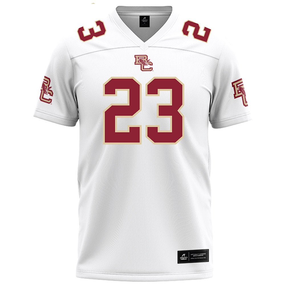 Boston College - NCAA Football : Vaughn Pemberton - White Football Jersey-0